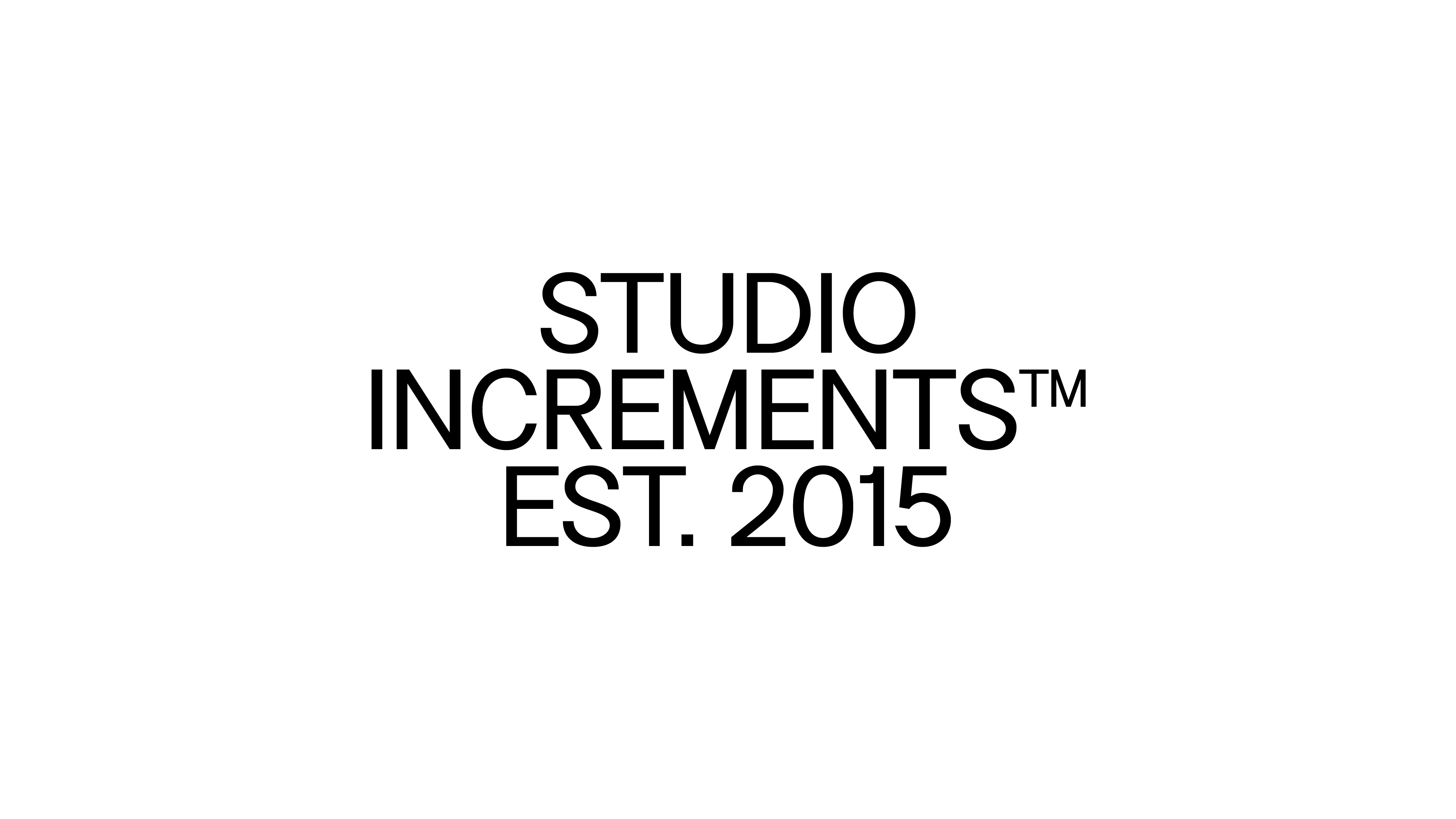 II Increments Sans font example