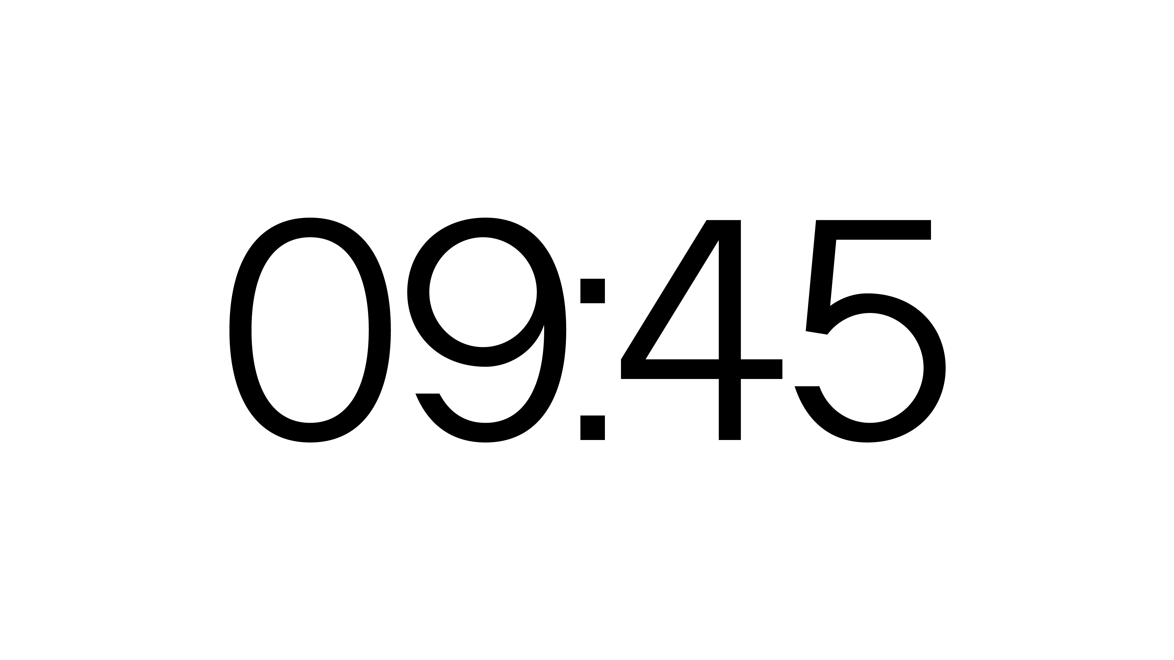 II Increments Sans font example